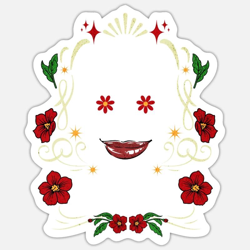 Spring diva Sticker size S (10 x 10 cm)