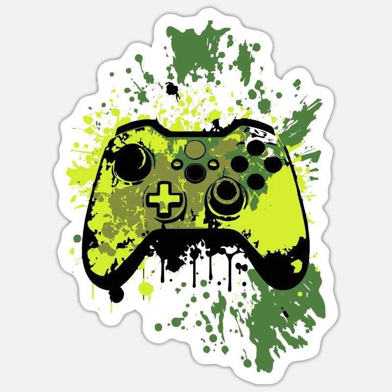 Cool Gaming Controller for Gamers Sticker size S (10 x 10 cm)