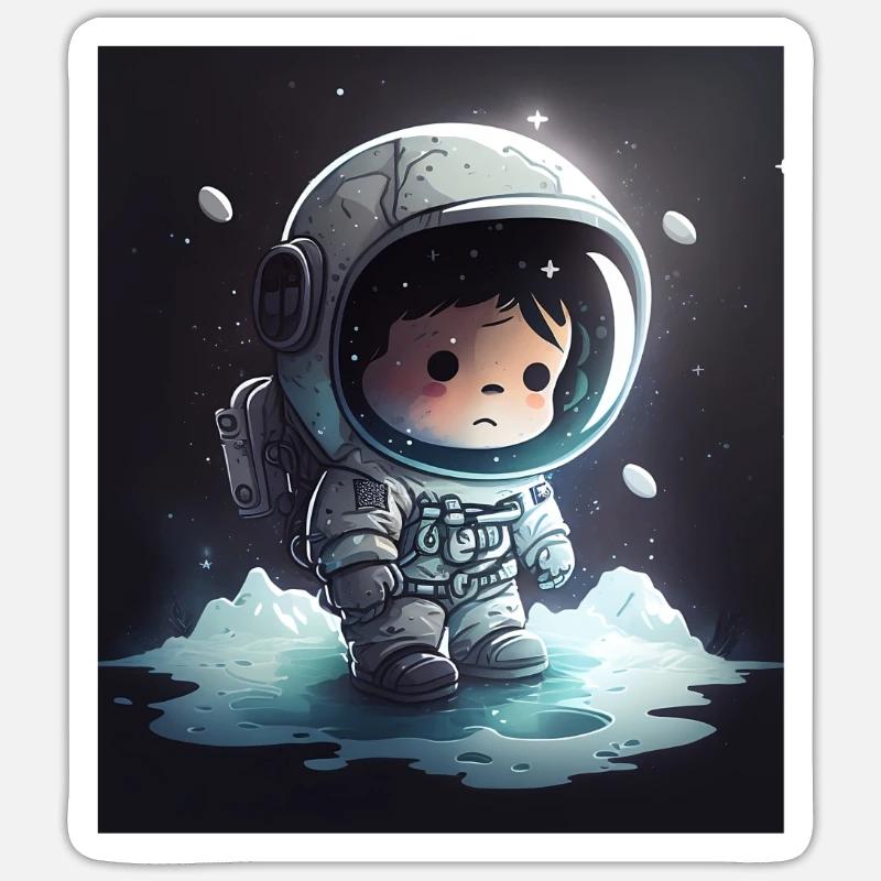 Chibi Astronaut Sticker size S (10 x 10 cm)