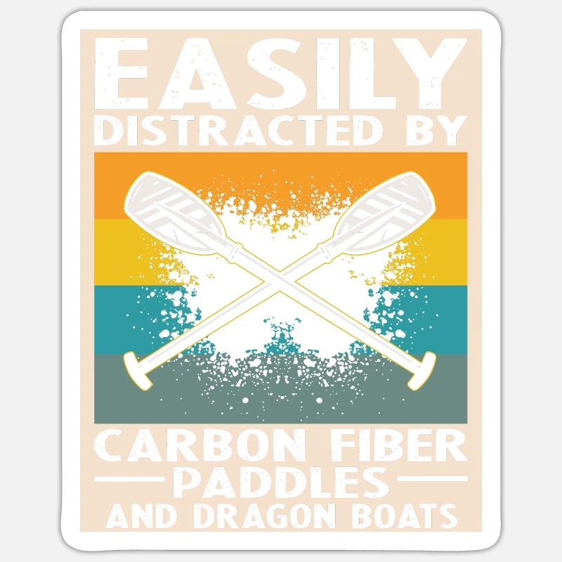 Drachenboot Trainer und Drachenboot Sticker Größe S (10 x 10 cm)