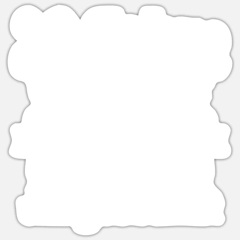 Ehefrau 30. Hochzeitstag Perlenhochzeit - Sticker Größe S (10 x 10 cm) - Mattweiß