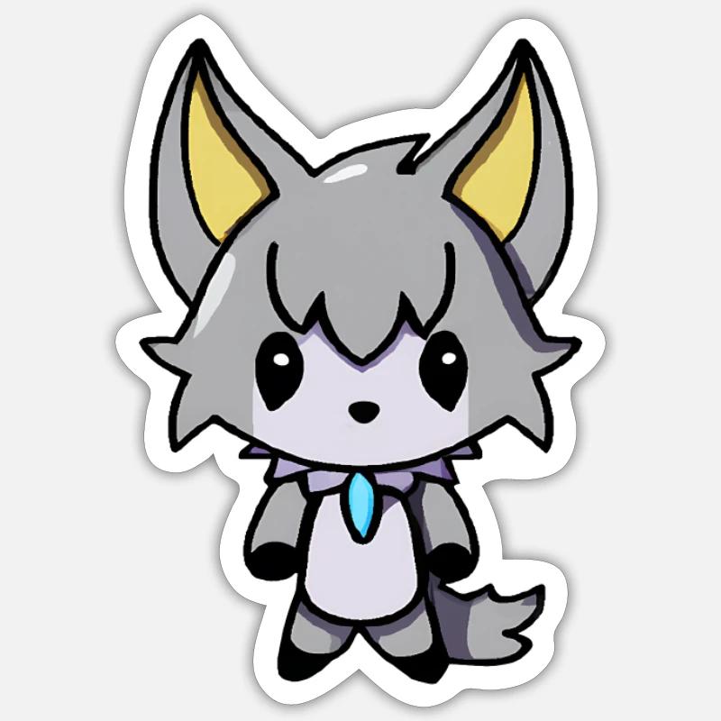 Wolfhound Vampire Emo Sticker taille S (10 x 10 cm)