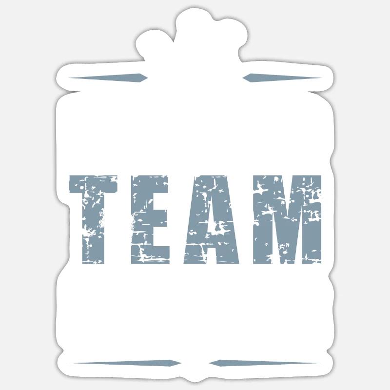 Running Team - Sticker size S (10 x 10 cm) - white matte