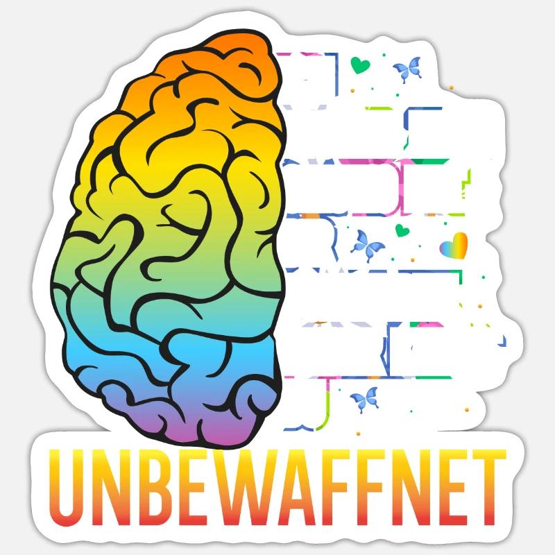 Lustiger Intelligenz Spruch Sticker Größe S (10 x 10 cm)