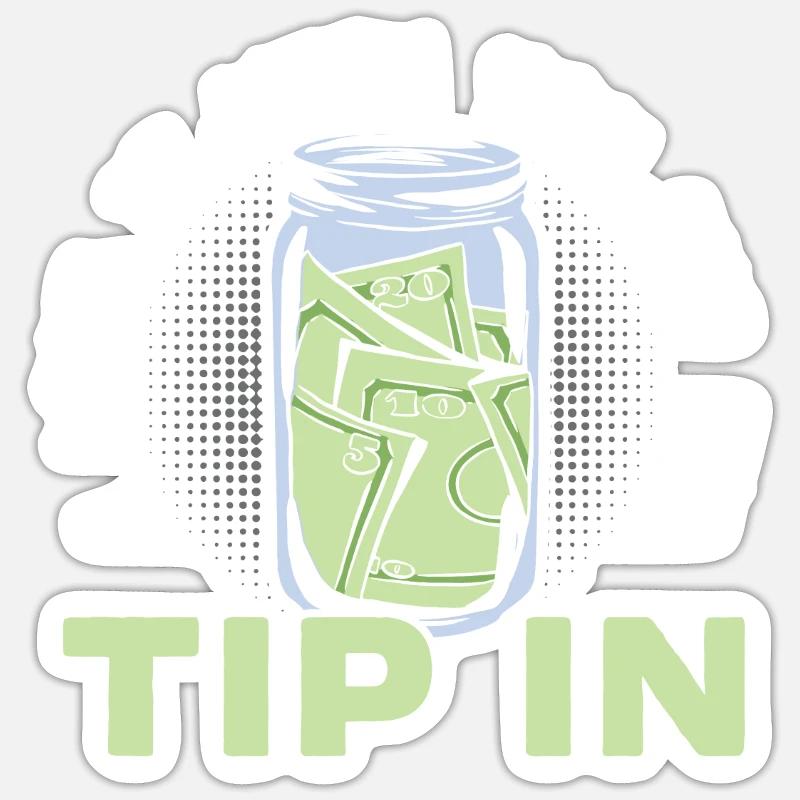 Kellner Kellnerin Barkeeper Barkeeper Barkeeper Barkeeper Sticker Größe S (10 x 10 cm)