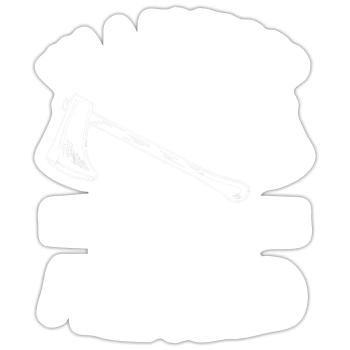 Prepper Mom Tenue Survie en plein air pour les femmes - Sticker taille S (10 x 10 cm) - blanc mat - Devant