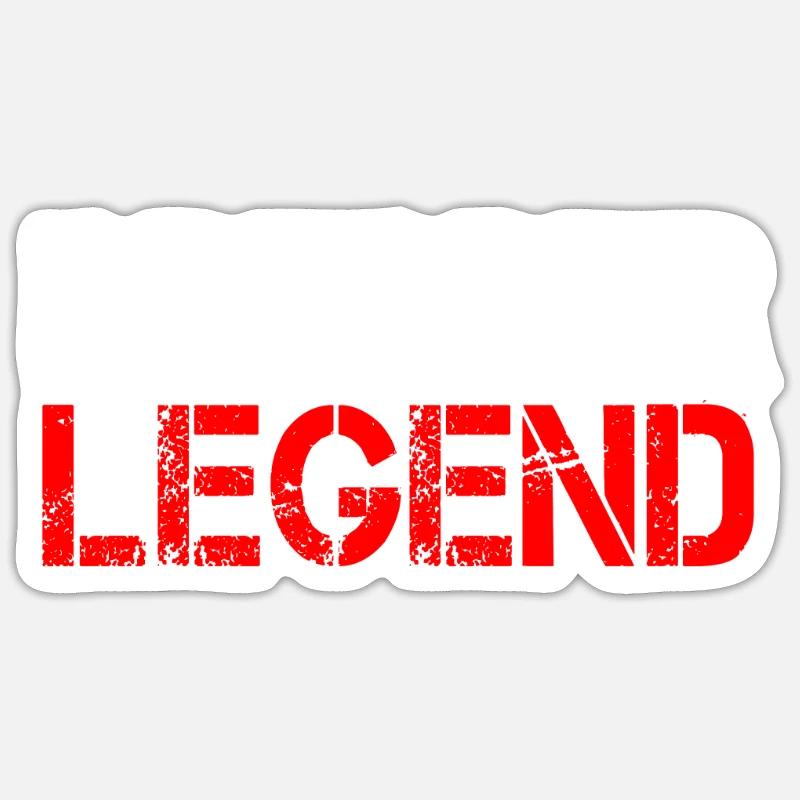 Chemise Prepper Legend - Sticker taille S (10 x 10 cm) - blanc mat