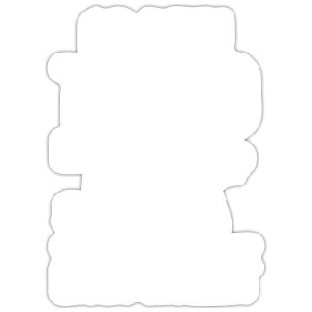 Auto Mechaniker KFZ Mechatroniker Tuner Schrauber - Sticker Größe S (10 x 10 cm) - Mattweiß - Vorne