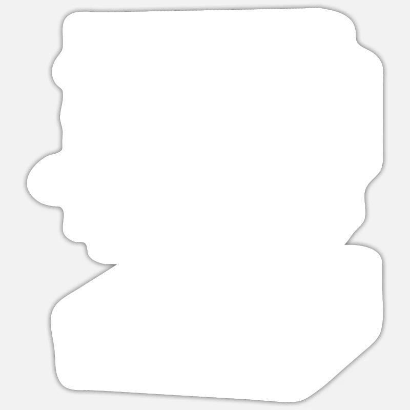 Entwickler Coder Programmierer Computer - Sticker Größe S (10 x 10 cm) - Mattweiß