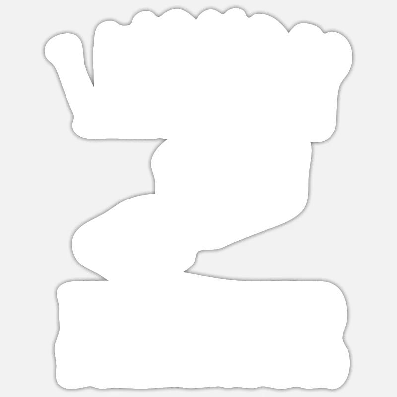Baking Raisin Bread - Sticker size S (10 x 10 cm) - white matte