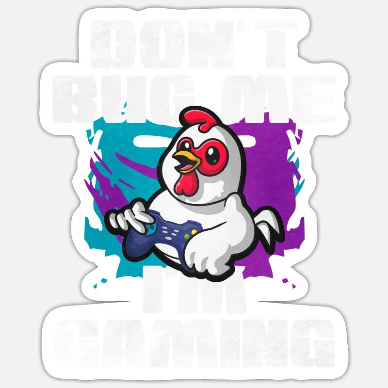 Gaming Gaming Computer Games Gift Sticker size S (10 x 10 cm)