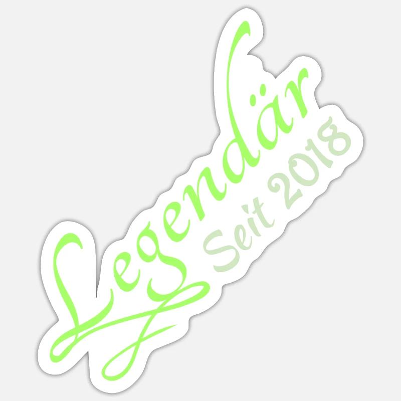 Legendary 2018 - Sticker Größe S (10 x 10 cm) - Mattweiß