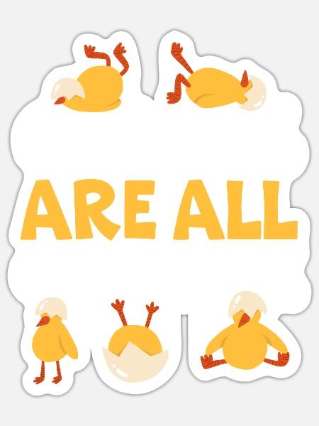 Hühnerzüchter Hühnerflüsterer Nutztier - Sticker Größe S (10 x 10 cm) - Mattweiß