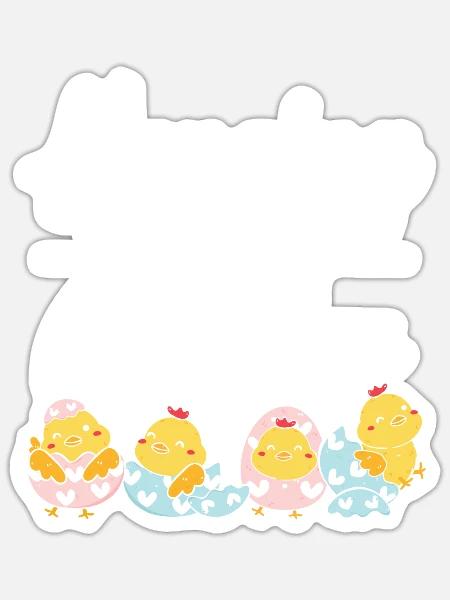 Hühnerzüchter Hühnerflüsterer Nutztier - Sticker Größe S (10 x 10 cm) - Mattweiß