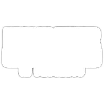 Hearse driver in progress - Sticker size S (10 x 10 cm) - white matte - Front