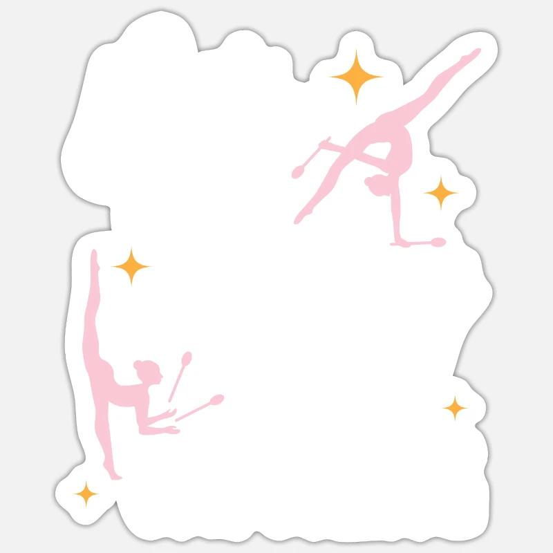 Baton Twirling C’est captivant Baton Twirling Sticker taille S (10 x 10 cm)