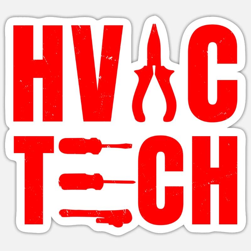 Technologie de chauffage, de ventilation et de climatisation Sticker taille S (10 x 10 cm)