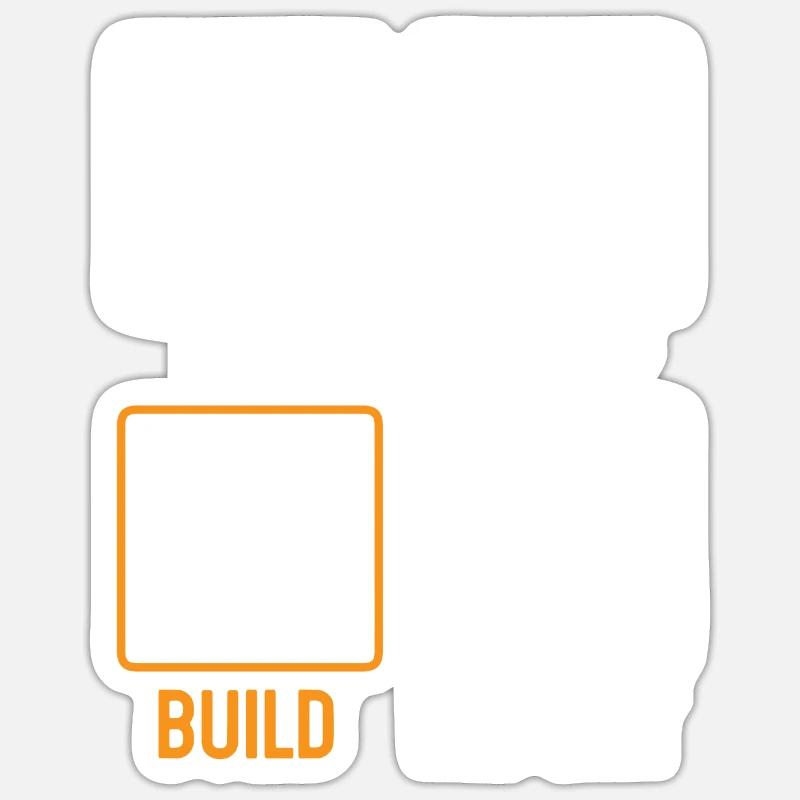 Eat Sleep Build Repeat Construction Bricklayer Sticker size S (10 x 10 cm)