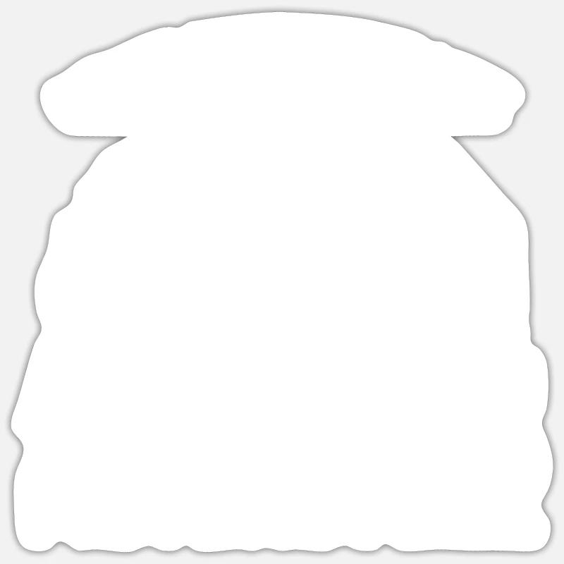 Never underestimate a grumpy old Trucke Sticker size S (10 x 10 cm)