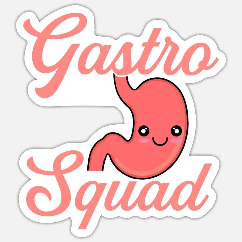 Gastro squad Endoscopy Gastroenterology Sticker size S (10 x 10 cm)