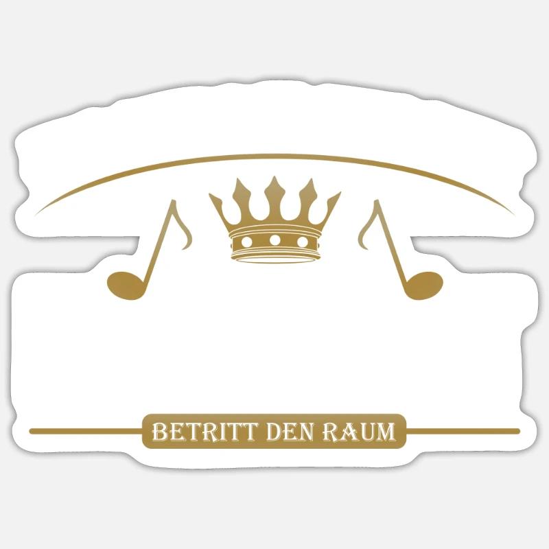 Komponist Sticker Größe S (10 x 10 cm)