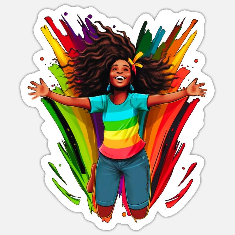 Diversity, Diversity, BLM, Rainbow Sticker size S (10 x 10 cm)