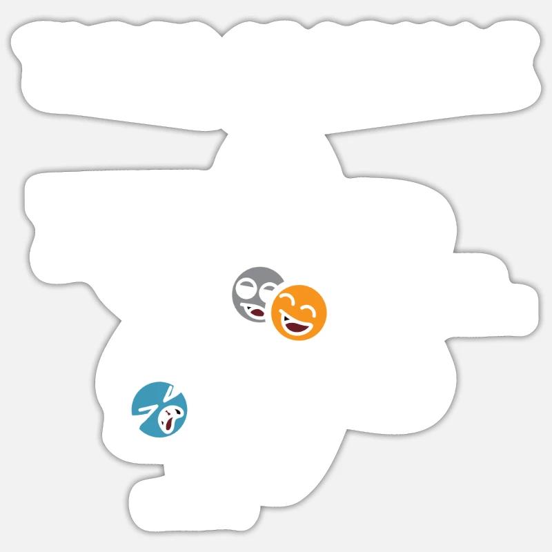 Sticker taille S (10 x 10 cm) - 