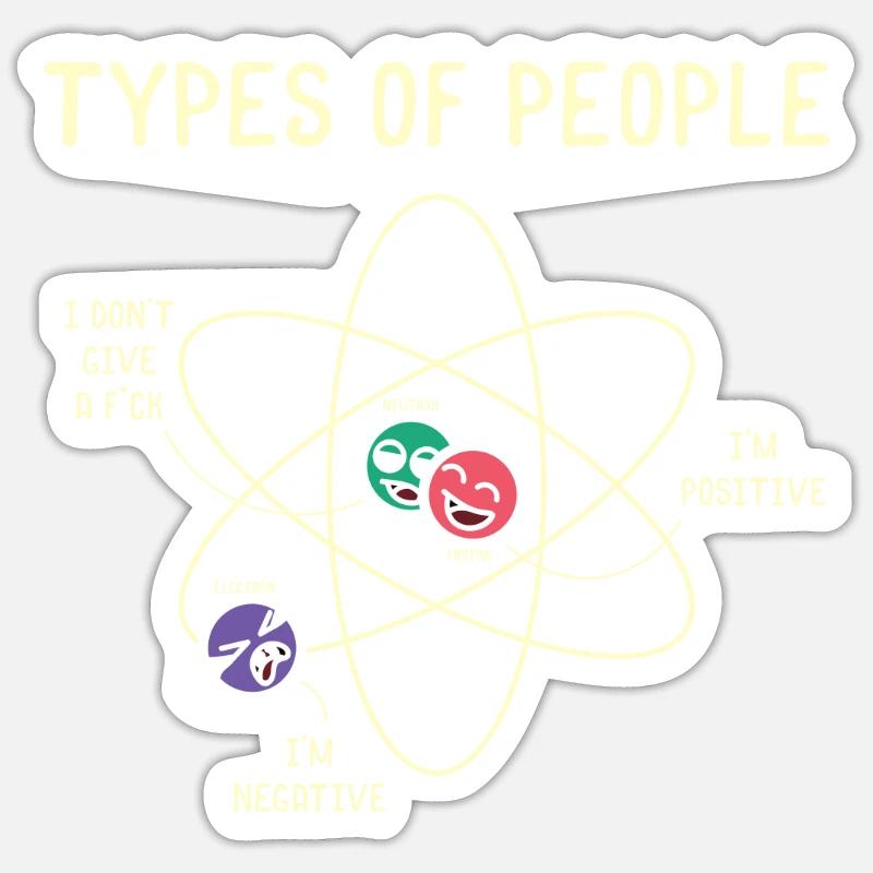 Physical Science - Sticker size S (10 x 10 cm) - white matte