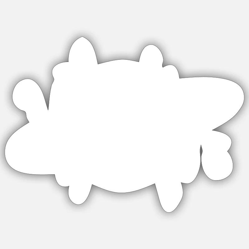 Space exploration Rocker ship Moon Sticker size S (10 x 10 cm)