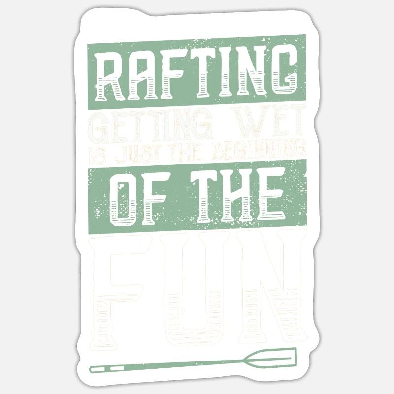 Rafting Sticker taille S (10 x 10 cm)