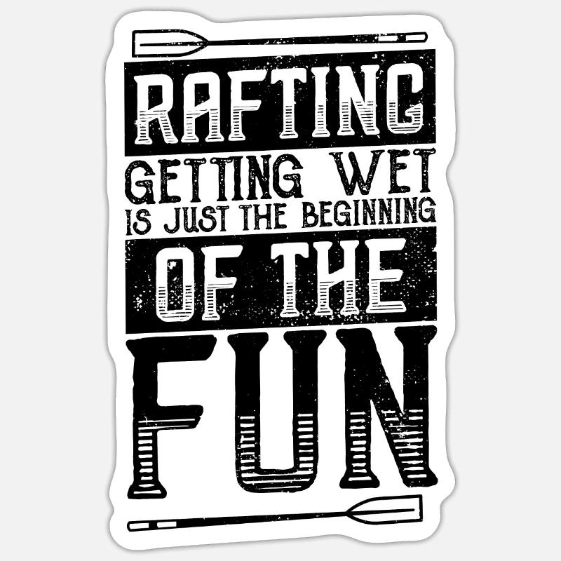 Rafting Sticker taille S (10 x 10 cm)