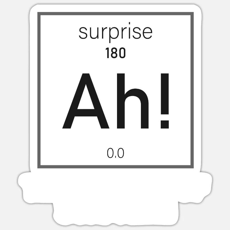 Élément de surprise Sticker taille S (10 x 10 cm)