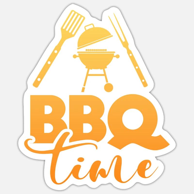 BBQ Sticker size S (10 x 10 cm)