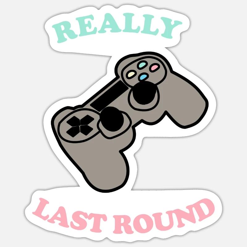 Controller Really Last Round Sticker size S (10 x 10 cm)