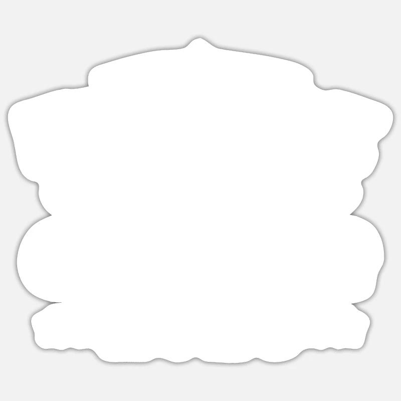 Future Super Cousine 2023 Annonce Grossesse - Sticker taille S (10 x 10 cm) - blanc mat