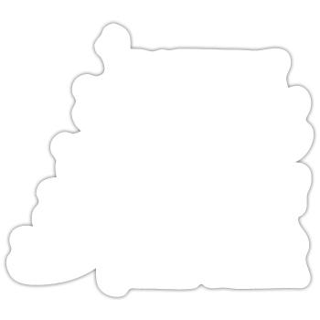 C’est la meilleure période de l’année - Sticker taille S (10 x 10 cm) - blanc mat - Devant