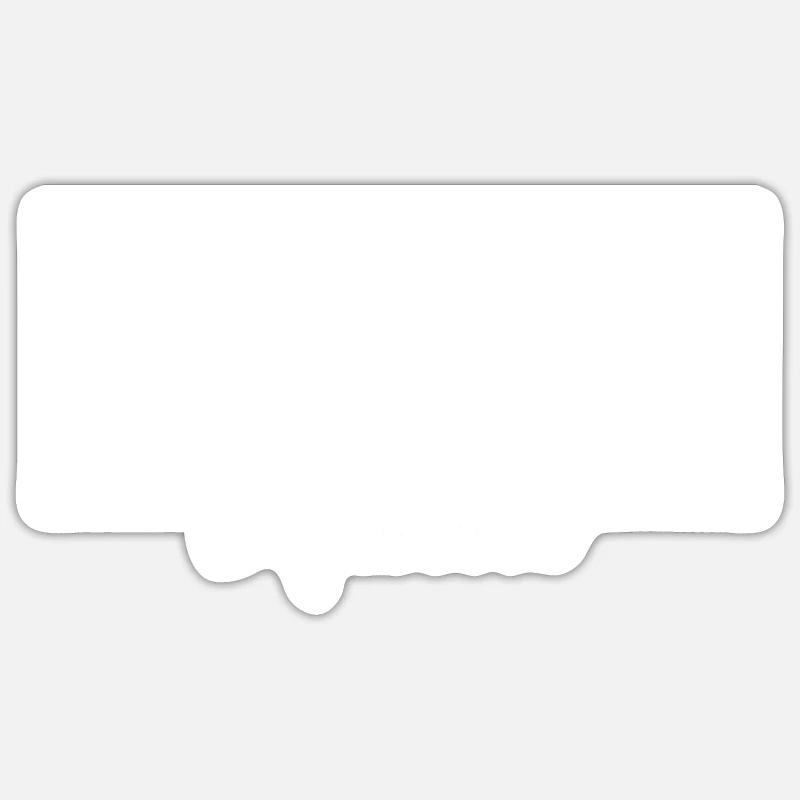 Équipe de bénévoles Bénévole - Sticker taille S (10 x 10 cm) - blanc mat