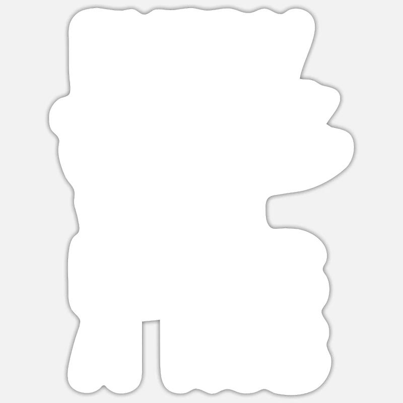 Jeder Hintern liebt ein Rub Räucherfleisch Smoker Sticker Größe S (10 x 10 cm)
