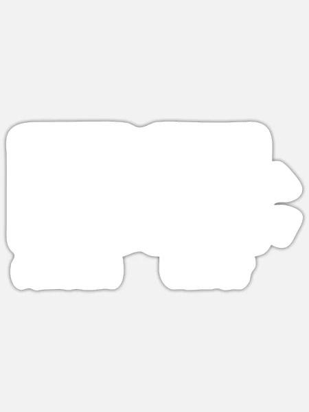 Problem Gelöst Scheidungsparty Scheidung - Sticker Größe S (10 x 10 cm) - Mattweiß