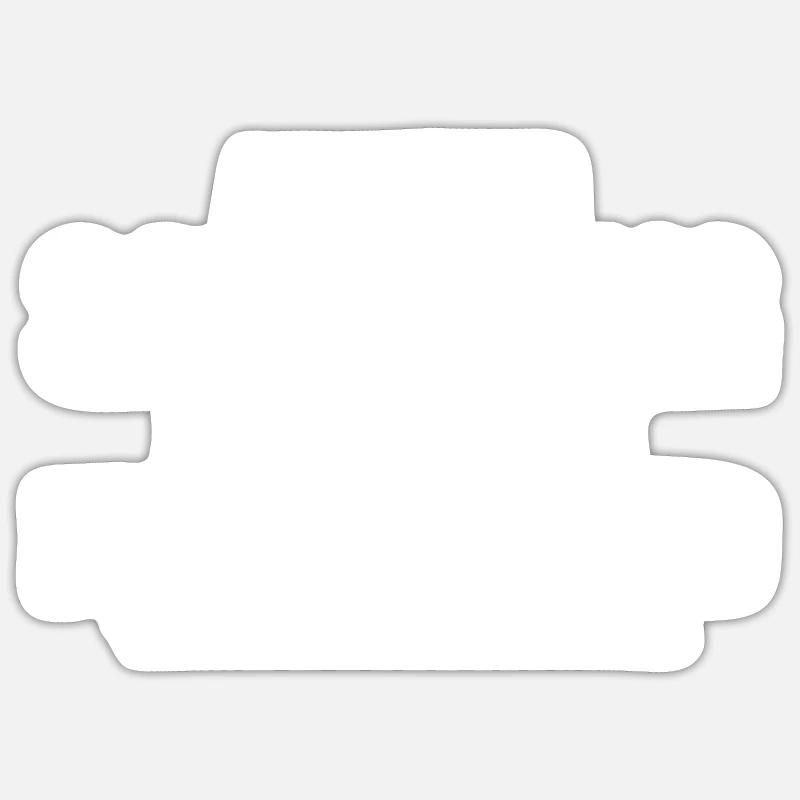 An einer Scheidung sind immer beide Schuld - Sticker Größe S (10 x 10 cm) - Mattweiß