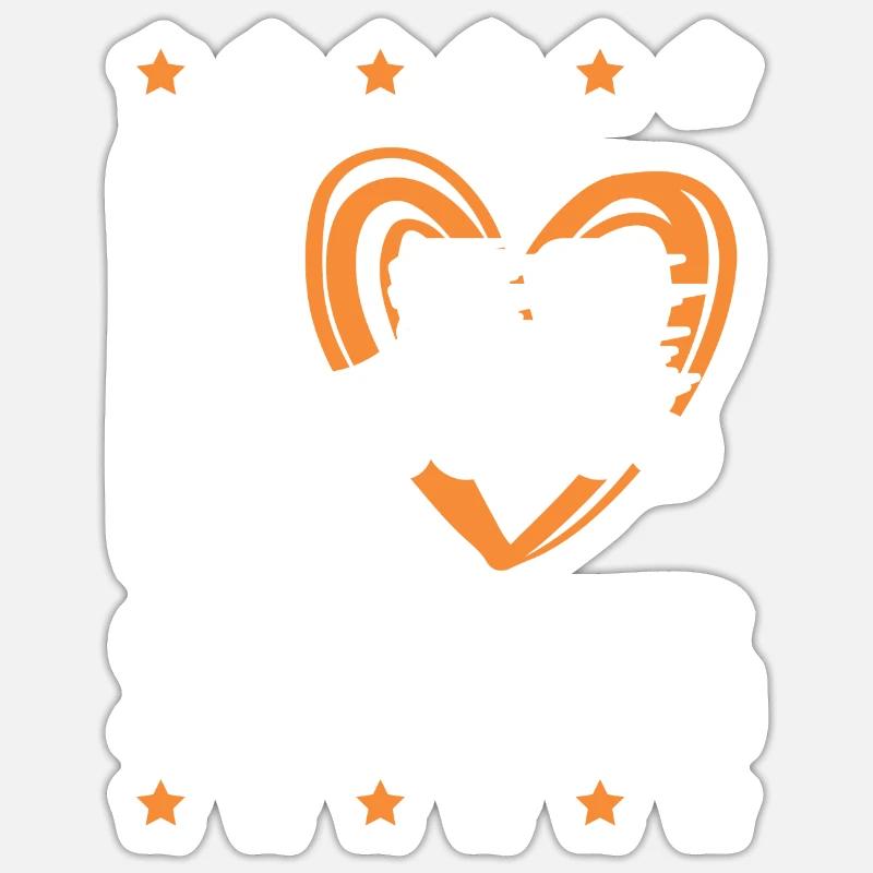 J’adore patiner - Sticker taille S (10 x 10 cm) - blanc mat