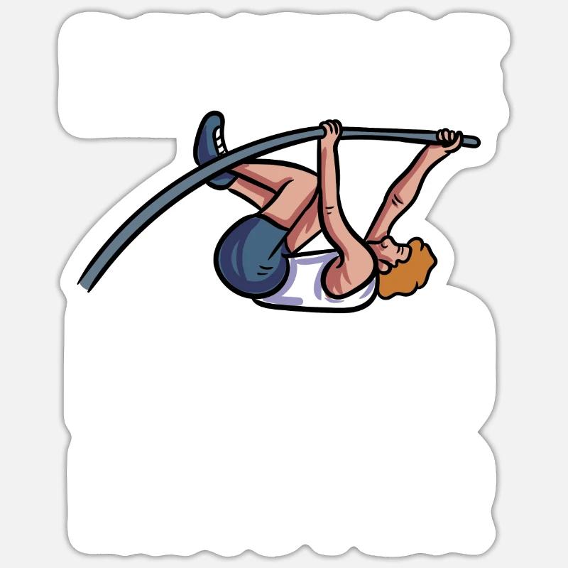 reverse limbo master Outfit Design for a pole Sticker Größe S (10 x 10 cm)