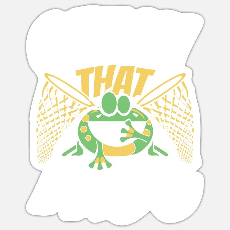 Catch That Frog Tree Frog Toad Tadpole Sticker size S (10 x 10 cm)