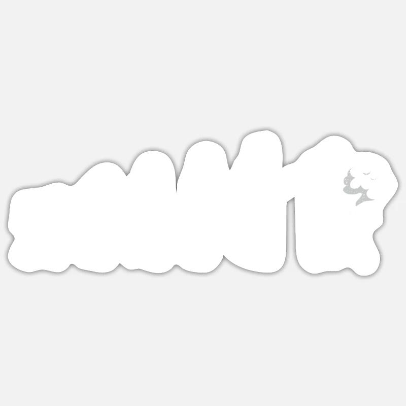 Grillen Evolution des Menschen BBQ Grill Barbeque - Sticker Größe S (10 x 10 cm) - Mattweiß