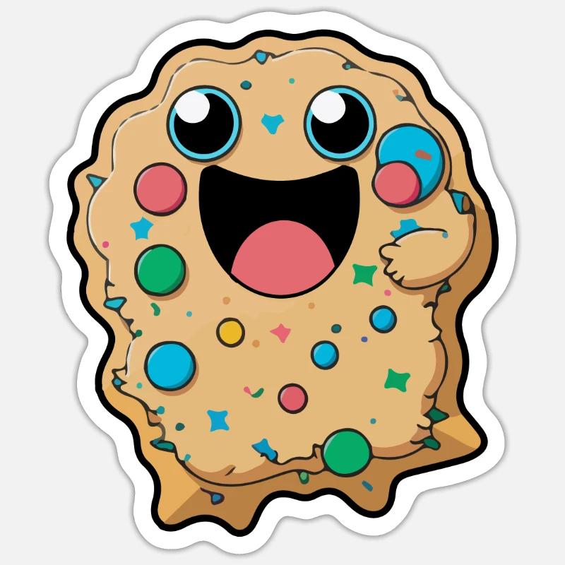 Cookies Comic - Sticker size S (10 x 10 cm) - white matte
