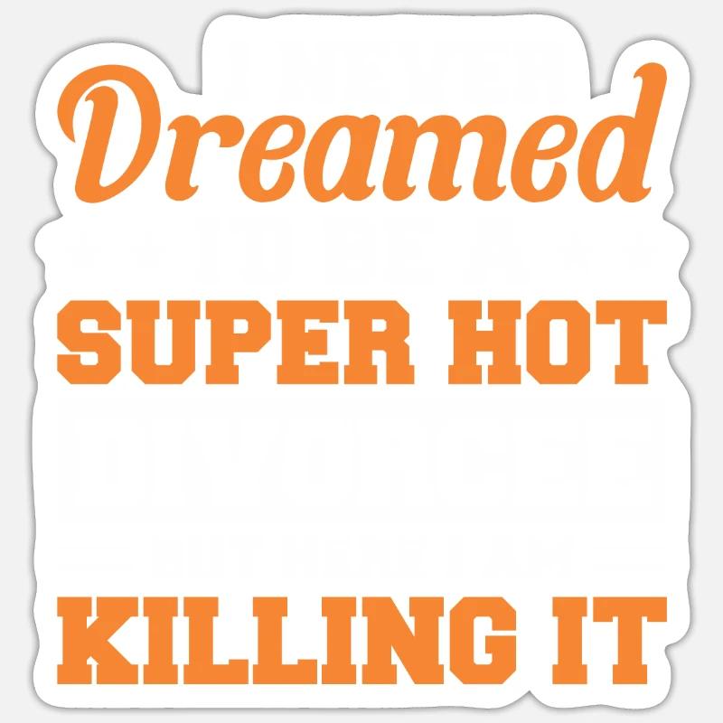 Scheidung Sticker Größe S (10 x 10 cm)