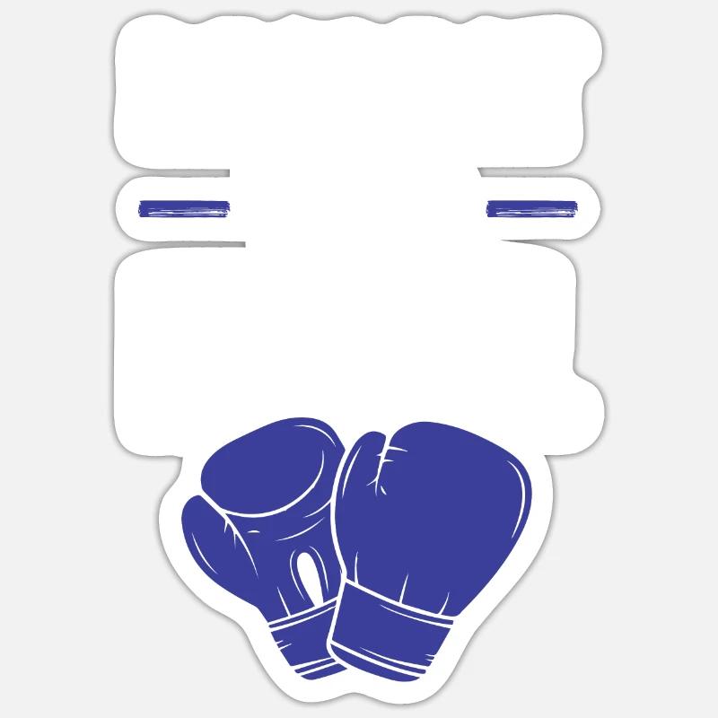 Boxing Respect - Sticker size S (10 x 10 cm) - white matte