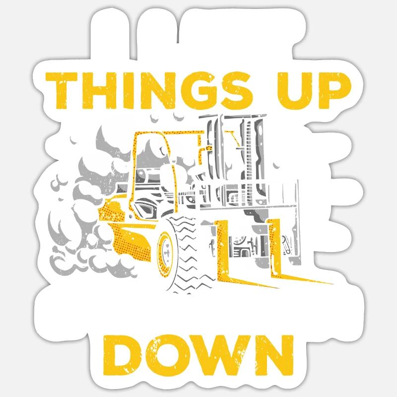 Gabelstaplerfahrer Gabelstaplerfahrer Gabelstapler Sticker Größe S (10 x 10 cm)