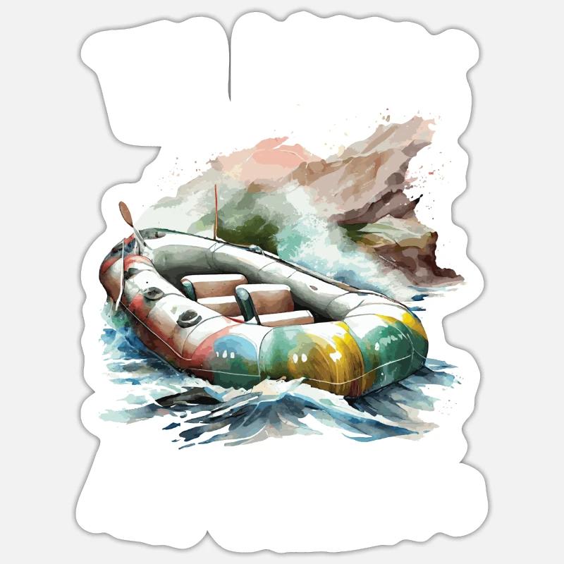 Rafting Sticker taille S (10 x 10 cm)