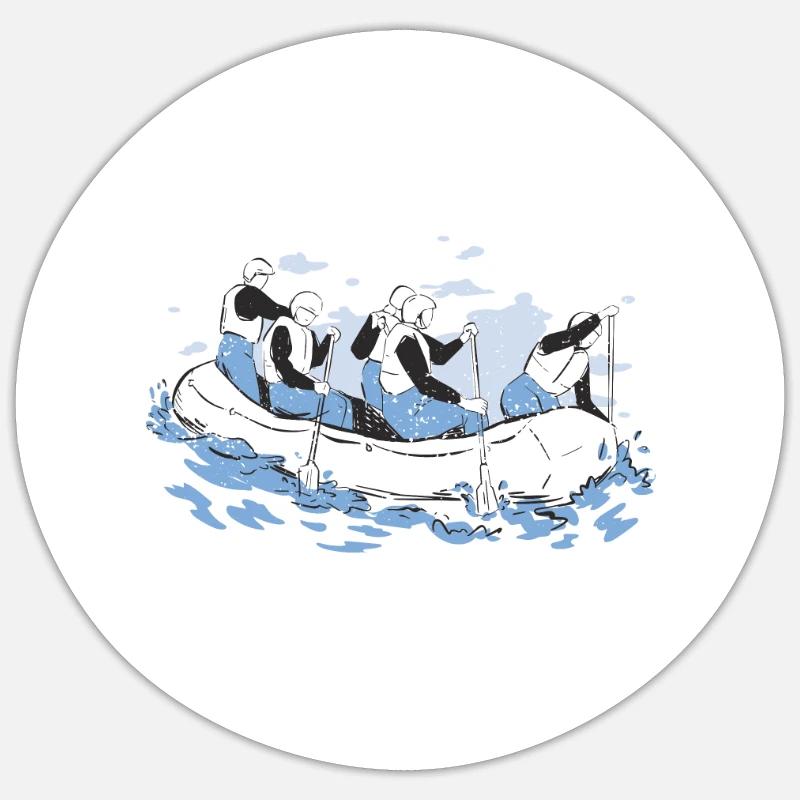 Rafting Sticker taille S (10 x 10 cm)